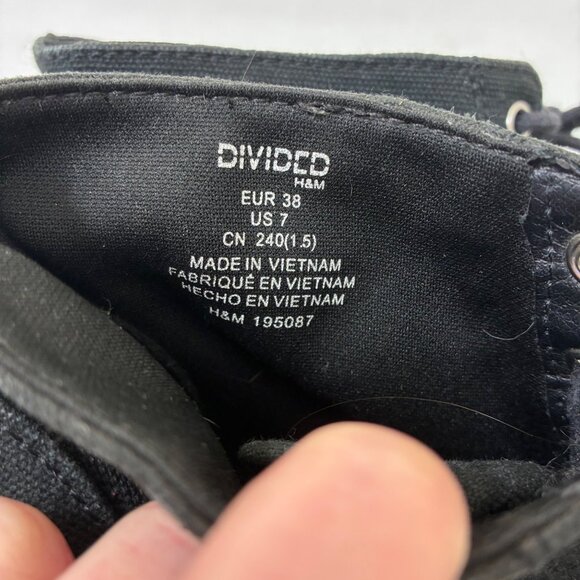 Y2K Style Chunky Heel Platform Boots Size 7 - Picture 3 of 9